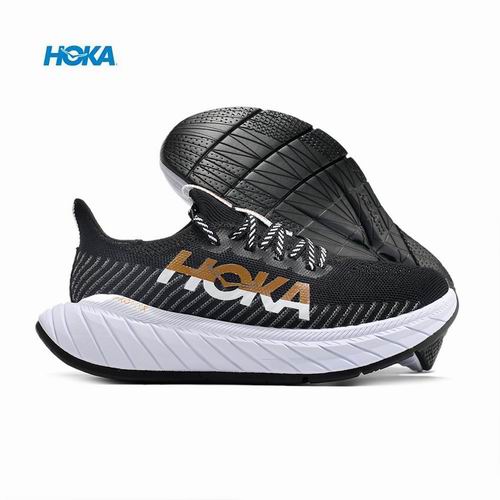 Cheap Hoka Carbon X 3 Men Women Running Shoes Black-07 - Click Image to Close